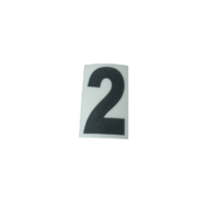 2-es szám -matrica(7cm-es)