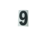 9-es szám -matrica(7cm-es)