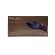 MERCATOR vinyl púdermentes kesztyű Kék "L" -100 db