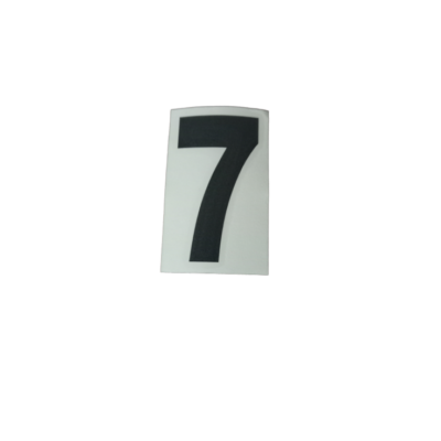 7-es szám -matrica(7cm-es)